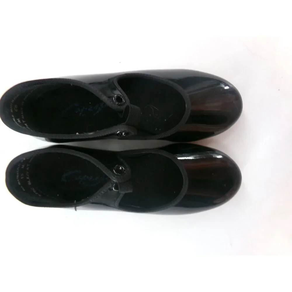 Pre-Owned Dance Tap Shoes Capezio Big Kids 13M Tyette Man Made Elastic Student